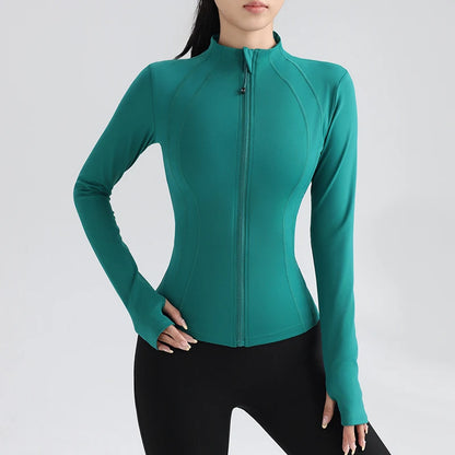 Top With Thumbholes Long Sleeve Round Neck